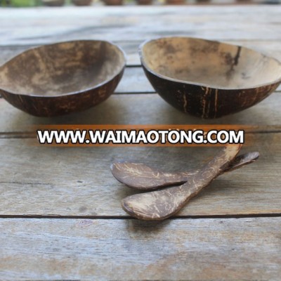 Vietnam coconut shell spoon with engraving logo